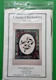 Dinah's Quilts & Accents Wall Hanging Quilt Pattern 28” x 36” Cheery Chickadees