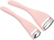 Gogogmee 2Pcs Face Eye Massager Tool Facial Roller for Aging Reduces Dark Circles Fine Lines Portable Skin Care Massaging Device for Home Travel Use