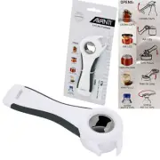 AVANTI 5 In 1 Multi Opener Crown Cap Jar Lid Ring Pull Tab on Can Screw Top!