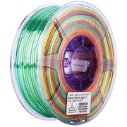 eSun ePLA-Silk Filament Rainbow, 1KG Roll, 1.75mm Compatible with Most of FDM 3D Printers, like Creality, Bambu Lab, FlashForge, JGMaker, Raise3D, Prusa, Voron, etc,. [PLA-SKRB175RB-A1P1]