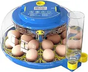 Pet Scene 18 Eggs Incubator Hatcher Automatic Double Layer Hatching Machine for Chicken Duck Quail Bird Goose Turkey with Auto Turner Water Adding LED Candler