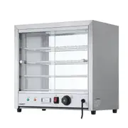 Premium Commercial Food Warmer Pie Hot Display Showcase Cabinet Stainless Steel