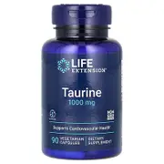 Life Extension, Taurine, 1,000 mg, 90 Vegetarian Capsules