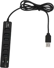 KICHOUSE Computer USB Hub 1pc USB Hub Expansion Transfer Adapters Practical USB Splitter Hub for Laptop USB Splitters USB a Hub Multifunction Hub Usb2. 0 Data Hub Usb2.0 Data Hub Portable