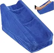 JOUTYFOR Arm Pillow Arm Elevation Pillow with 2 Pockets, Soft Ergonomic Support Pillow for Elbow Arm Rest Wedge Pillow Broken Arm Gifts with High Density Foam for Recovery Sleeping Care