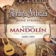 Medina Artigas LATIN AMERINA MANDOLIN 10 String Steel - Golden Alloy Wound