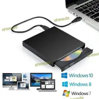 在飛比找Yahoo!奇摩拍賣優惠-【F】usb2.0通用款外置cd-rw刻錄機 免驅動dvd 