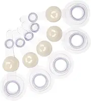 Toddmomy 5pcs Inflatable Mattress Valve Adapter Set Strong PVC Valves Cover for Pillow Pool and Camping Easy to Inflate Deflate