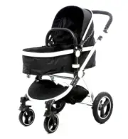 LIGHTWEIGHT PUSHCHAIR BABY STROLLER 3IN1 TROLLEY CAR SEAT CARRIER TRAVEL SYSTEM