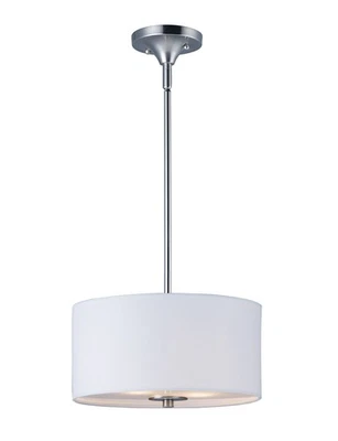 Maxim Lighting 10011WLSN Bongo Semi-Flush Mount Satin Nickel