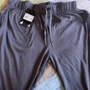 $31 Galaxy By Harvic Men's Gray Stretch Drawstring Waist Lounge Pants Size M