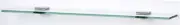 Alno A8455-24-PC Contemporary II Bath 24" Glass Shelf w/Brackets Polished Chrome