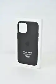 NEW APPLE IPHONE 12 MINI BLACK SILICONE CASE WITH MAGSAFE - MHKX3ZMA