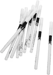 ERINGOGO 10pcs Lying Silkworm Eyeliner Highlighter Eyeliner Pencil Eye Drawing Pencils Eyeliner Stamp Eye Liners Makeup Pencils for Eyes Stain Eyes Cosmetic Tools Dazzle Wooden Pole White