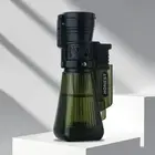 Transparent Shell Powerful Jet Flame Torch Butane Gas Mini Lighter Windproof
