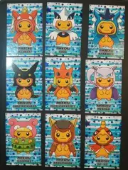 Pokemon 2024 Card Database Christmas Poncho Pikachu Blue Set 9 Cards Peru