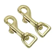 Lobster Clasp Keychains, 2Pcs 12mm Oval Clasps Swivel Trigger Snap Hook