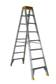 Bailey Pro Punchlock Aluminium Double Sided Step Ladder 8ft 2.4m FS13965
