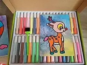 LIFEBESTONE Colored Sand Art Set with Colorful Sands and Drawing Template (72 Color)