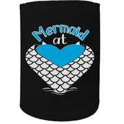 Alcohol Stubby Holder - Mermaid At Heart - Funny Novelty Birthday Gift Joke Beer Can Bottle