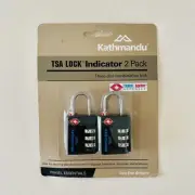 Kathmandu TSA Lock Indicator 3 Dial 2 pack New