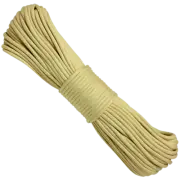 Made with Kevlar Aramid Paracord - Yellow 100’ 900°F 550 Cord Lashing
