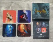 Frank Frazetta Frazetta Girls Set of 4 Glass Coasters
