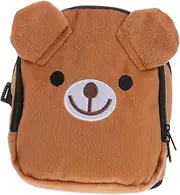 CIYODO Animal Backpack for Dogs Multifunctional Plush Carrier Straps for Outdoor Travel and Hiking Brown