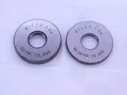 NEW M14 X .5 6g SOLID THREAD RING GAGES 14 0.5 GO NO GO P.D.'S = 13.655 & 13.566