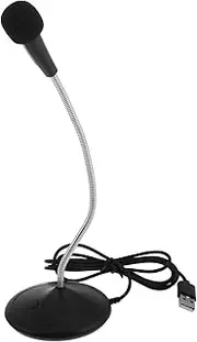 OSALADI Noise Canceling Gooseneck PC Microphone 360 Degree USB Gaming Microphone for Live Streaming and Conference Meetings