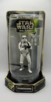 Star Wars Epic Force Bespin Storm Trooper Rotating Figure 360 Hasbro Box Damage