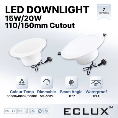 1/10/20PCS LED Downlights 110/150mm 15W/20W Warm Cool White Day Light Dimmable