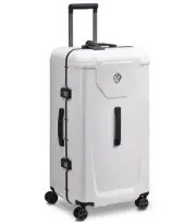 Delsey Peugeot 80 cm 4-Wheel Trunk Suitcase - White