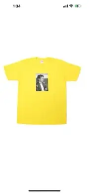 Supreme MJ Michael Jackson tee yellow tee Size Large T-shirt SS17