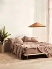 Linen House Springsteen Sheet Set Cinnamon
