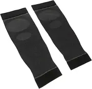 BEBEMOKO 1 Pair Breathable Arm Elbow Sleeves Compression Elbow Support for Sports Comfortable and Durable Design for Running and Basketball Grey
