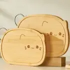 Wood Cheese Board Multipurpose Chopping Blocks Cute Breadboard Bread