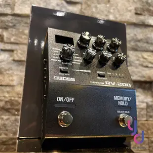 BOSS RV-200 Reverb 效果器 rv200 Pedal 空間 殘響 台灣 公司貨 五年 (10折)