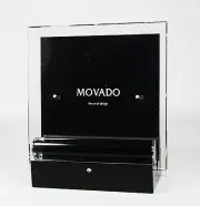 MOVADO MUSEUM DOUBLE SIDED PHOTO & PICTURE FRAME DBK000213M NEW BOX $170.00