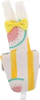 Generic Fruit Pattern Parrot Diaper Adorable Cockatiel Flight Suit for Pet Birds Easy to Wear Keeps Your Bird Healthy and Room Clean for Daily Use