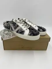 NIB Vintage Havana slip on Mix snake Fur Print Low Sneakers Comfort Fuzzy