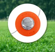 Universal M10 Aluminum Nylon Brush Mower Bump Spool Grass Trimmer 2 Lines Cutter Head Thread Line String Saw Grass Brush Mower - Aluminum head