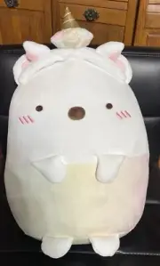 Sumikko Gurashi SG Shirokuma Rainbow Unicorn 14” Plush Exclusive from Round1