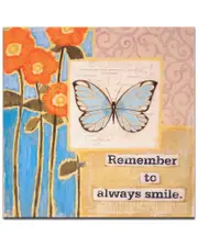 Ready2HangArt Happy Thoughts II Wrapped Canvas Wall Art by Norman Wyatt
