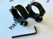 Semi-Quick Release Low Profile Scope Ring fits 30mm Tube 20mm Weaver/Picatinny
