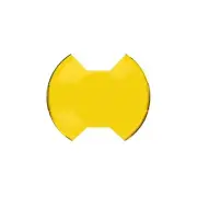 KC Hilites 5210 SlimLite 8" LED Light Shield SAE Driving Selective Yellow