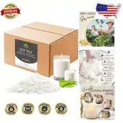 Eco-Friendly 20lb Soy Wax Flakes for High-Quality Candle Making – No Additives