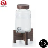 在飛比找momo購物網優惠-【ADERIA】木架燒酌瓶 5L 1入(水龍頭飲料罐 酒桶)