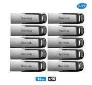 Sandisk Ultra Flair 16GB Flash Drive USB 3.0 Pen Drive Thumb Drive (10 Pack)