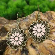 2” Bronze-tone Earring Set Bohemian Retro Drop Dangle Hook New Free Ship 7824